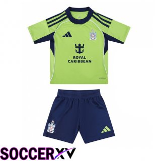 Fulham FC Kids Away Soccer Jersey Green 2025/2026