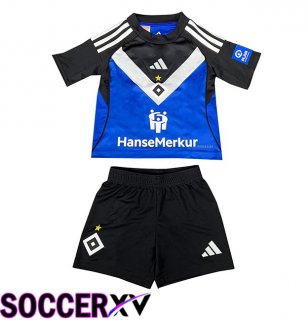 Hamburger SV Kids Away Soccer Jersey Blue 2025/2026