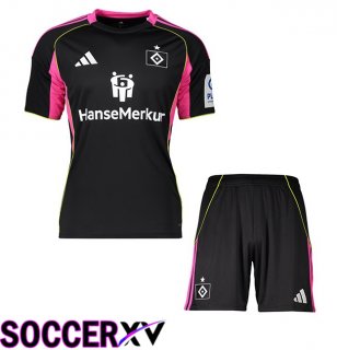 Hamburger SV Kids Third Soccer Jersey Black 2025/2026