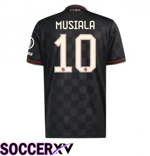 Bayern Munich (Sané 10) Third Soccer Jersey Black 2025/2026