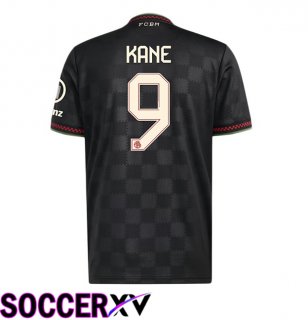 Bayern Munich (Kane 9) Third Soccer Jersey Black 2025/2026