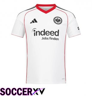 Eintracht Frankfurt Away Soccer Jersey White 2025/2026