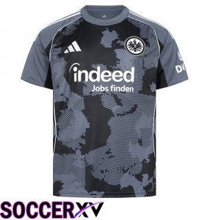 Eintracht Frankfurt Third Soccer Jersey Grey Black 2025/2026