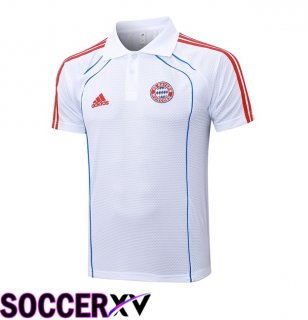 Bayern Munich Soccer Polo White 2025/2026