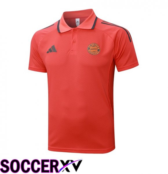 Bayern Munich Soccer Polo Orange 2025/2026
