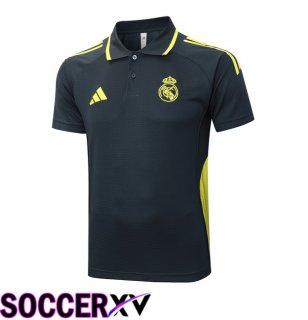 Real Madrid Soccer Polo Grey 2025/2026
