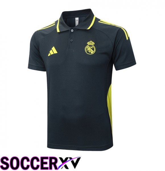 Real Madrid Soccer Polo Grey 2025/2026