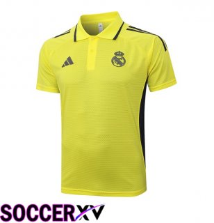 Real Madrid Soccer Polo Yellow 2025/2026