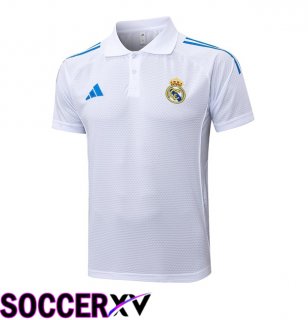Real Madrid Soccer Polo White 2025/2026