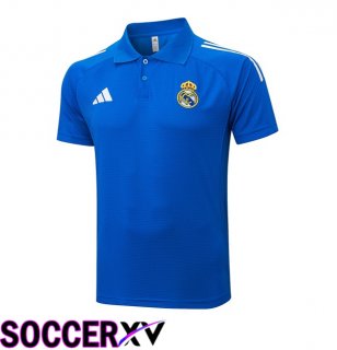 Real Madrid Soccer Polo Blue 2025/2026
