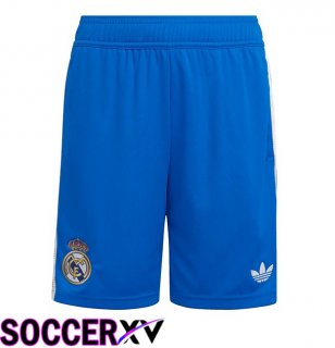 Real Madrid Third Soccer Shorts Blue 2025/2026