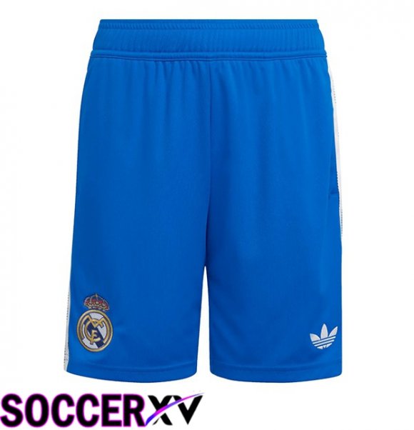 Real Madrid Third Soccer Shorts Blue 2025/2026