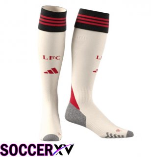 FC Liverpool Away Soccer Socks Yellow 2025/2026