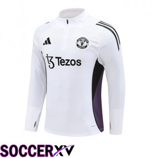 Manchester United Training Sweatshirt White 2025/2026