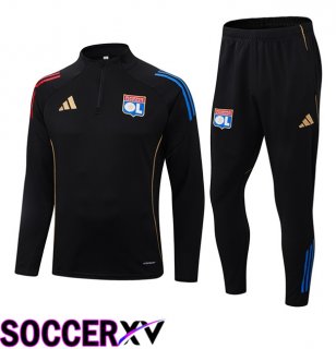 lyon OL kit Training Tracksuit Black 2025/2026