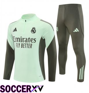 Real Madrid kit Training Tracksuit Green 2025/2026