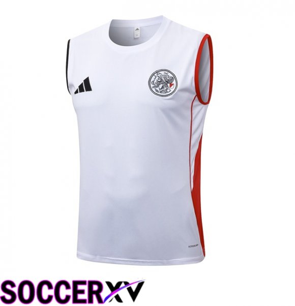 AFC Ajax Soccer Vest White 2025/2026