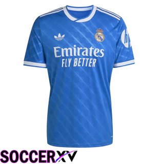 Real Madrid Third Soccer Jersey Blue 2025/2026