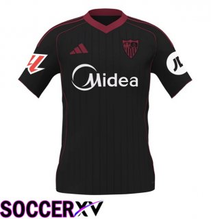 Sevilla FC Third Soccer Jersey Black 2025/2026