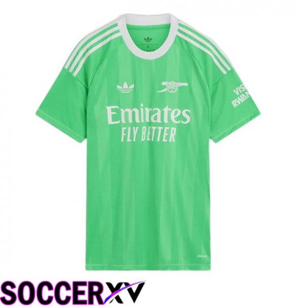 Arsenal Goalkeeper Soccer Jersey Green 2025/2026