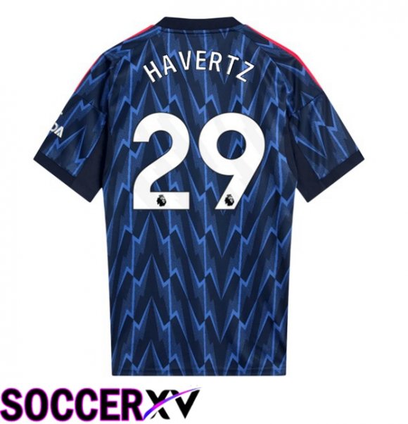 Arsenal (HAVERTZ 29) Away Soccer Jersey Blue Royal 2025/2026
