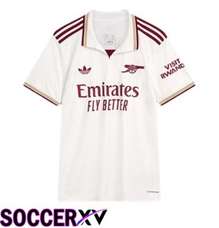 Arsenal Third Soccer Jersey White 2025/2026