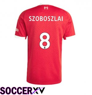 FC Liverpool (SZOBOSZLAI 8) Home Soccer Jersey Red 2025/2026