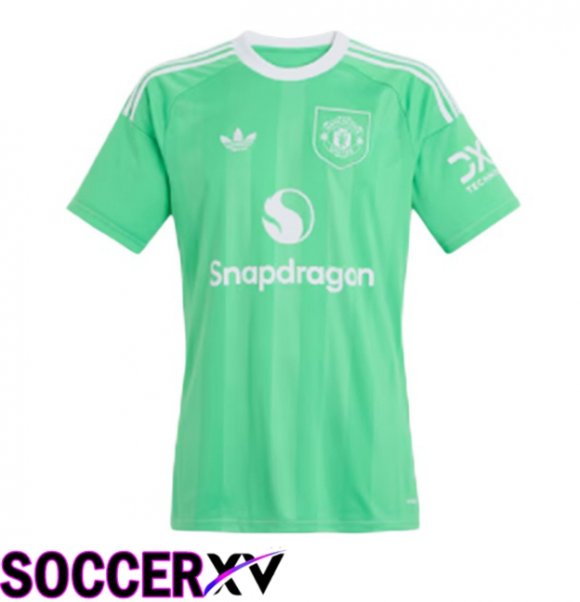 Manchester United Goalkeeper Soccer Jersey Green 2025/2026