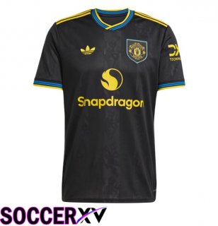 Manchester United Third Soccer Jersey Black 2025/2026