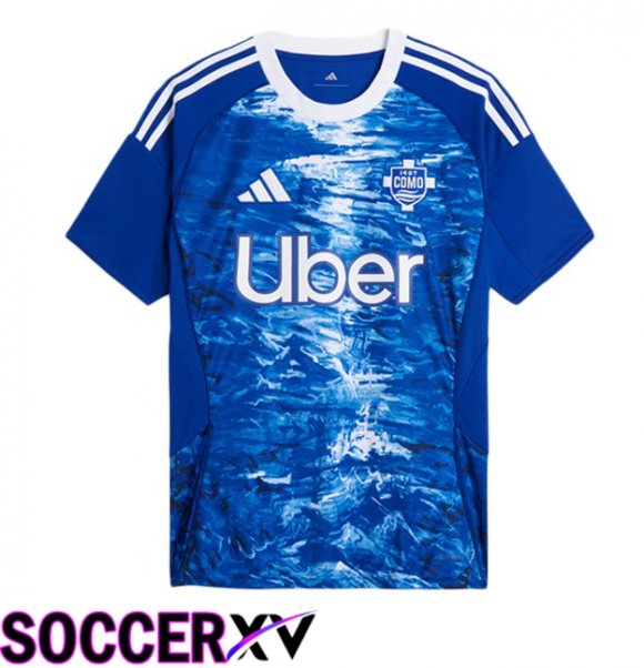 Como 1907 Home Soccer Jersey Blue 2025/2026