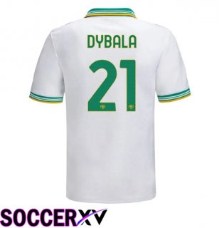AS Rome (DYBALA 21) Third Soccer Jersey White 2025/2026