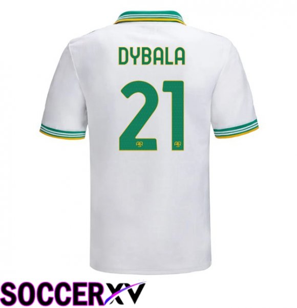 AS Rome (DYBALA 21) Third Soccer Jersey White 2025/2026