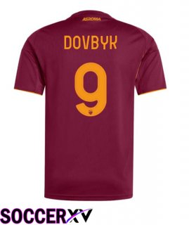 AS Rome (DOVBYK 9) Home Soccer Jersey Red 2025/2026