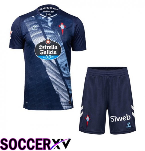 Celta Vigo Kids Away Soccer Jersey Blue Royal 2025/2026