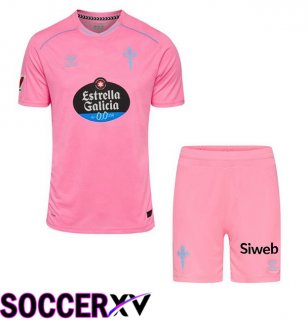 Celta Vigo Kids Third Soccer Jersey Pink 2025/2026