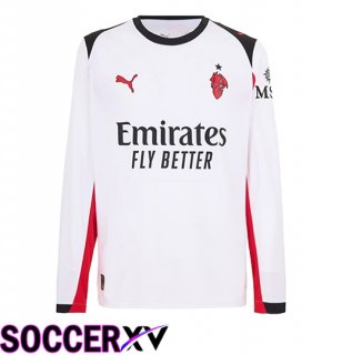 AC Milan Away Soccer Jersey Long sleeve 2025/2026