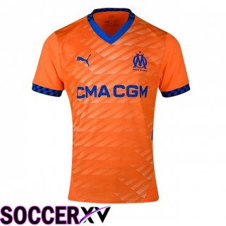 Marseille OM Third Soccer Jersey Orange 2024/2025