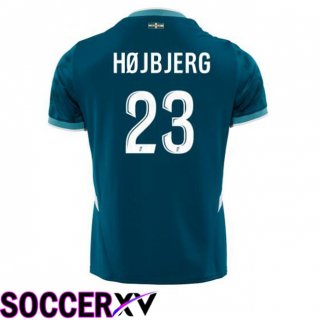Marseille OM (HØJBJERG 23) Away Soccer Jersey Blue 2024/2025