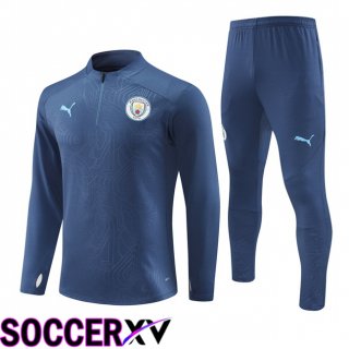 Manchester City kit Training Tracksuit Blue Royal 2024/2025