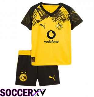 Dortmund BVB Kids Home Soccer Jersey Yellow 2025/2026