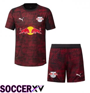 RB Leipzig Kids Third Soccer Jersey Brown 2025/2026