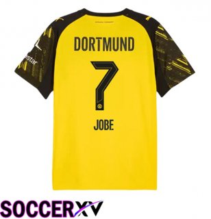Dortmund BVB (Jobe 7) Home Soccer Jersey Yellow 2025/2026