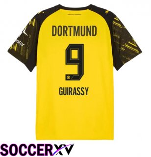 Dortmund BVB (Guirassy 9) Home Soccer Jersey Yellow 2025/2026