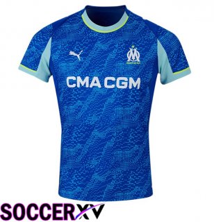 Marseille OM Third Soccer Jersey Blue 2025/2026