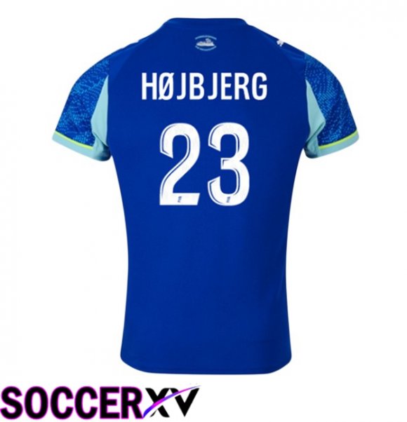 Marseille OM (HØJBJERG 23) Third Soccer Jersey Blue 2025/2026