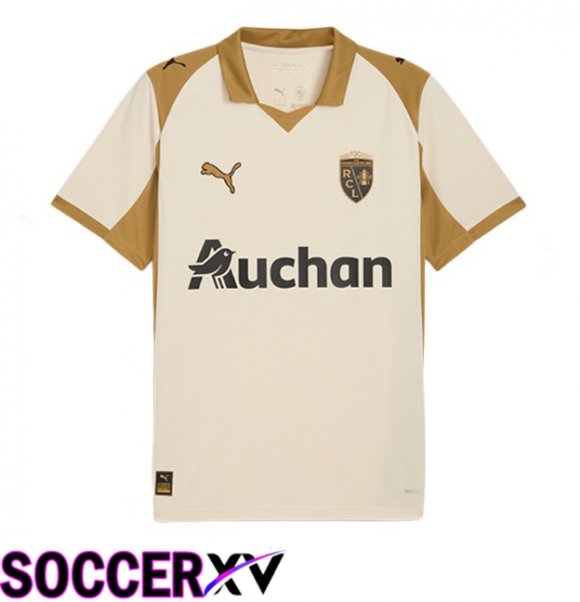 RC Lens Third Soccer Jersey Yellow 2025/2026