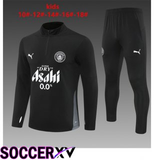 Manchester City Kids kit Training Tracksuit Black 2025/2026