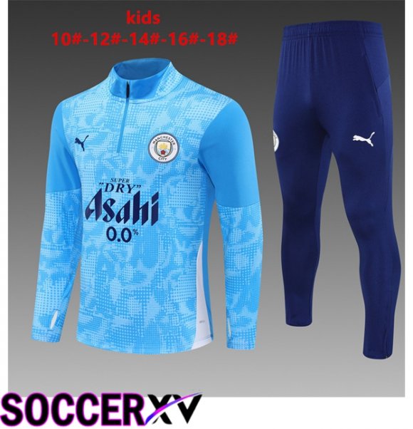 Manchester City Kids kit Training Tracksuit Blue 2025/2026