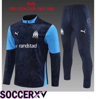 Marseille OM Kids kit Training Tracksuit Blue Royal 2025/2026