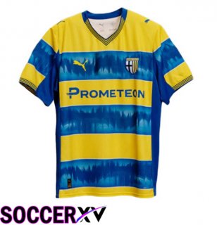 Parma Calcio Away Soccer Jersey Yellow Blue 2025/2026